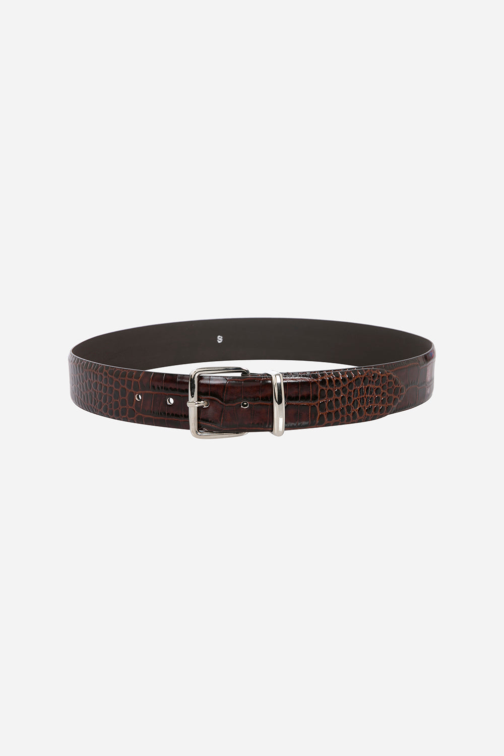ILA Croco Leather Belt