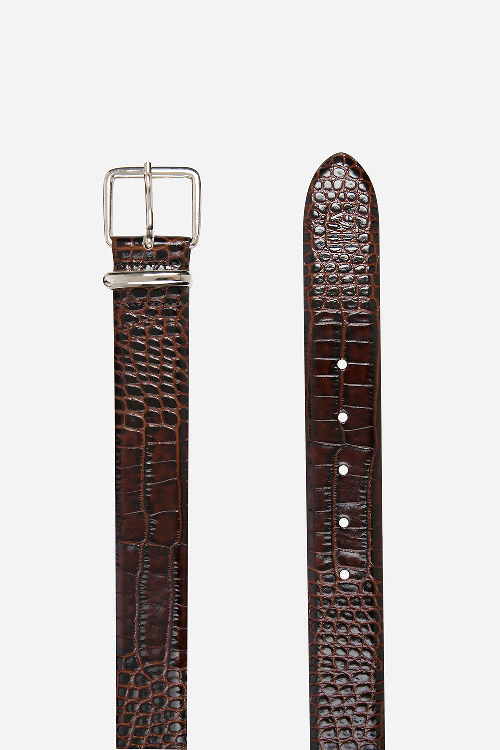 ILA Croco Leather Belt