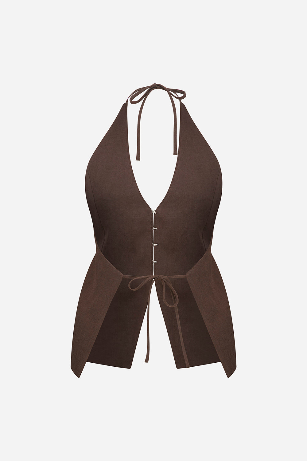 Gilly - Linen Backless Vest