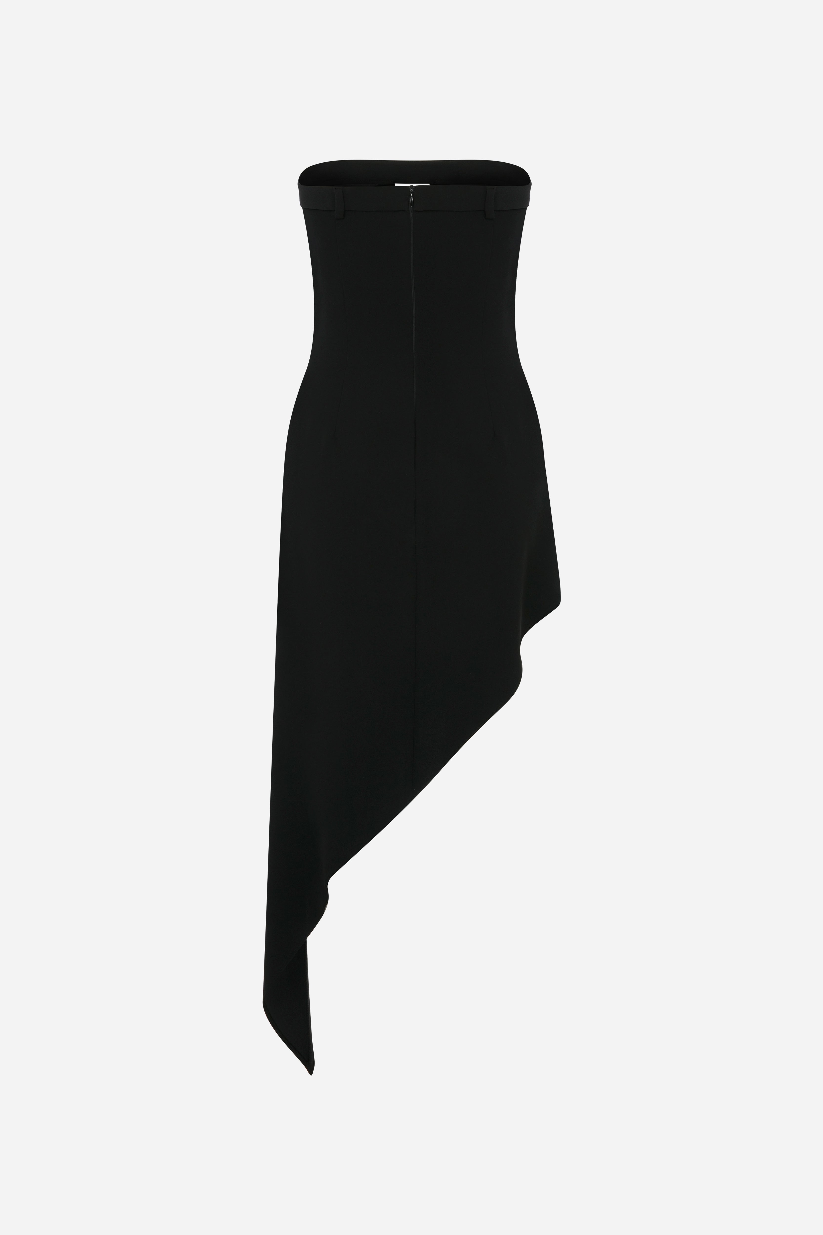 Liya - Strapless Assymetric Dress