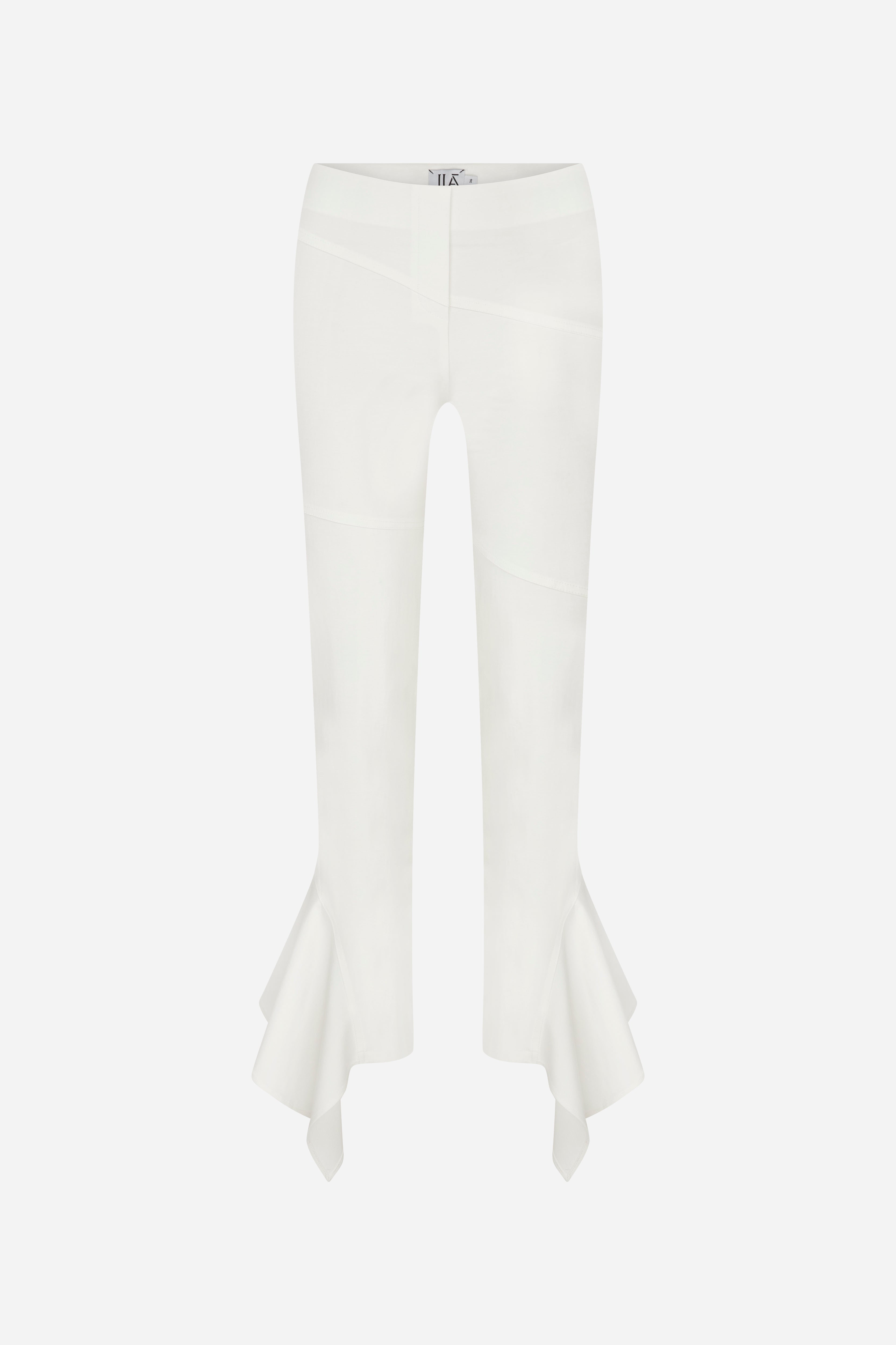 Charvi - Trousers With Stitching And Ruffles