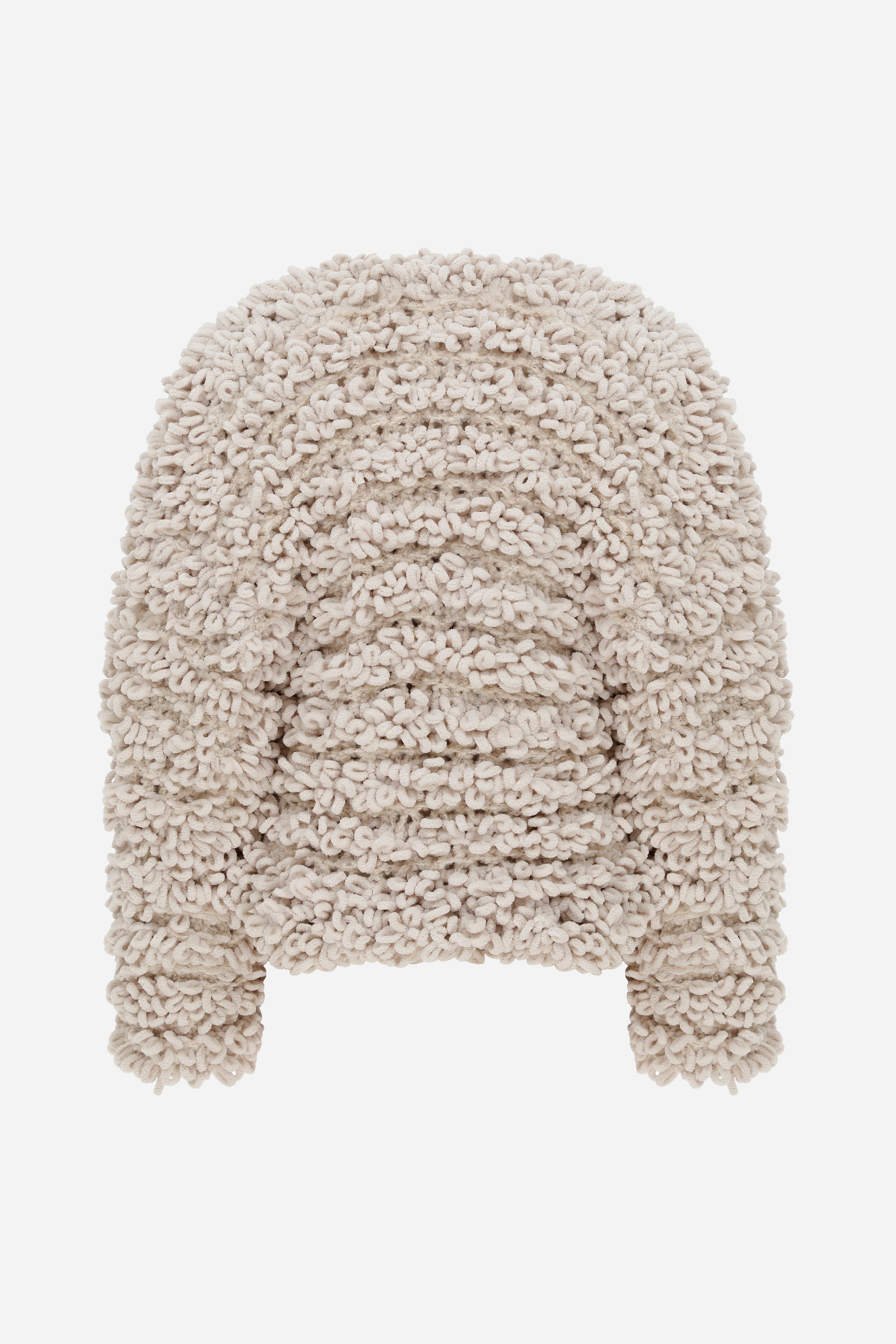 Sam - Handmade Wool-Blend Knit Cardigan
