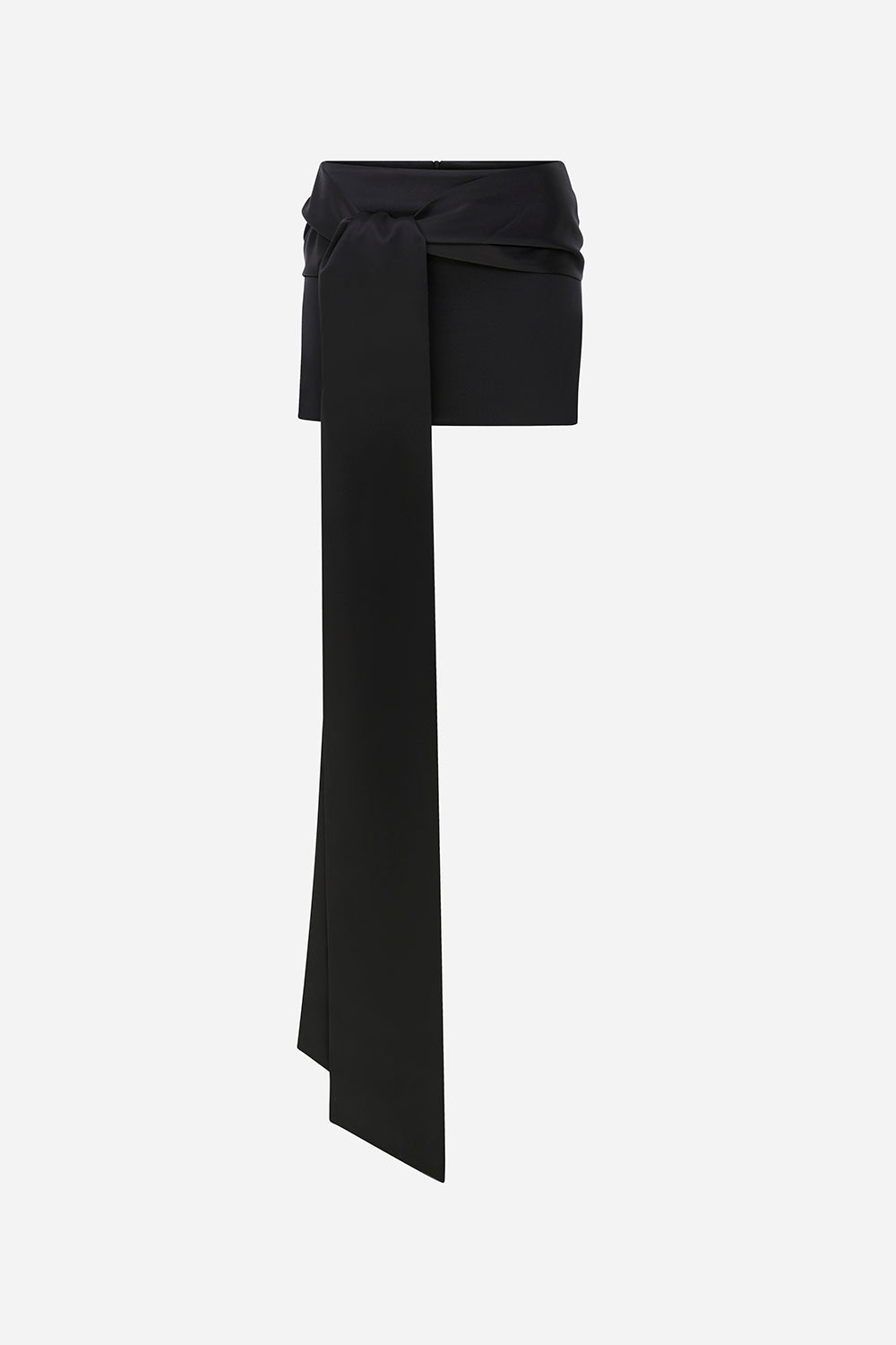 Sizy - Tie Front Mini Skirt