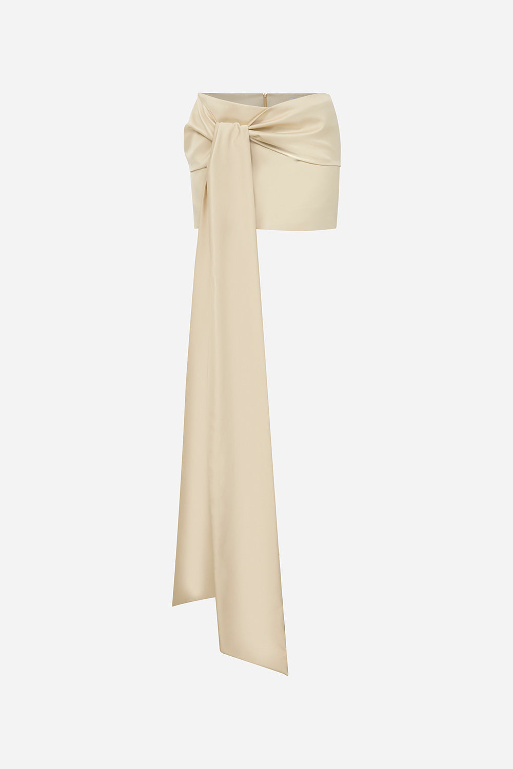 Sizy - Tie Front Mini Skirt
