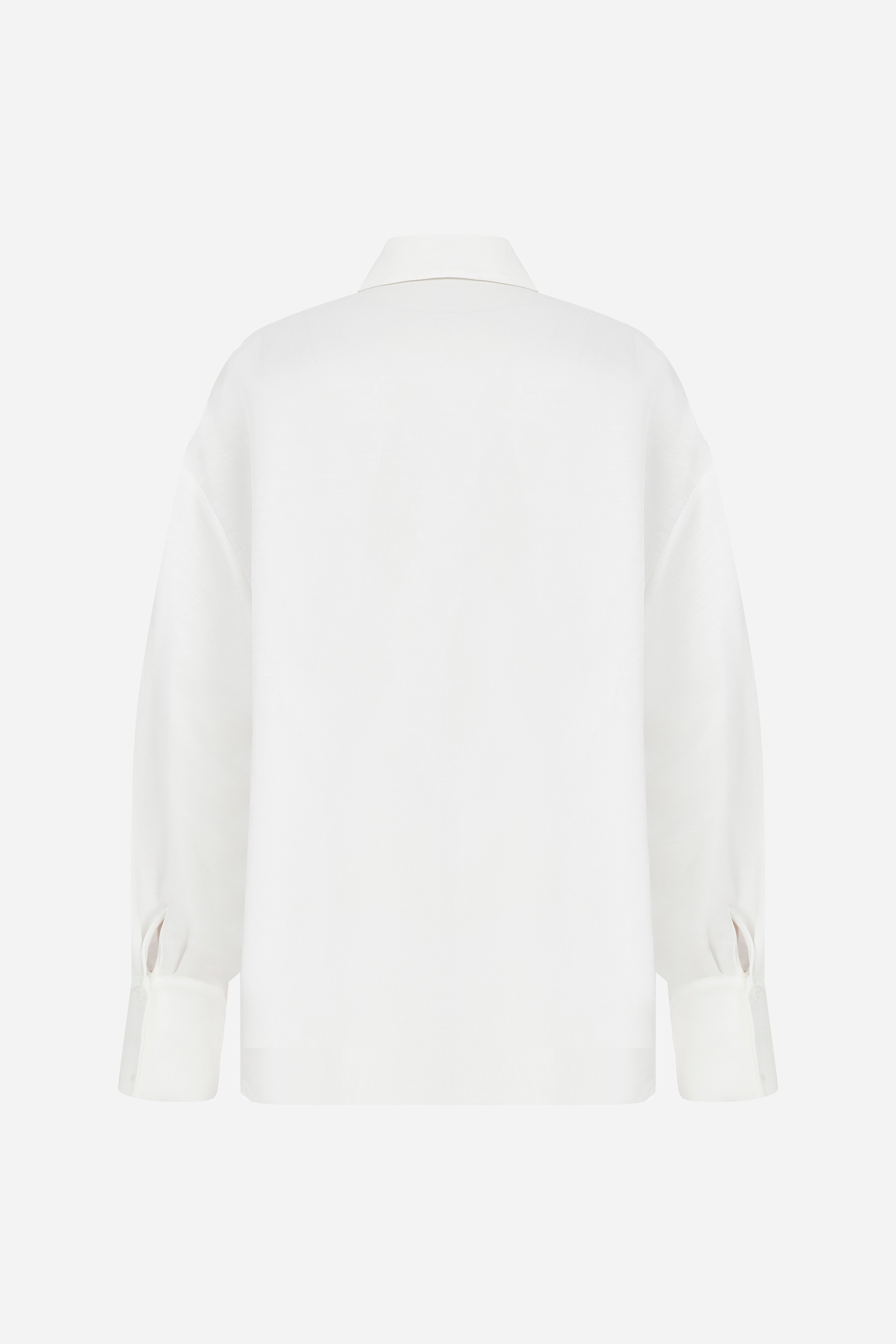 Ella - Zipper Detailed Oversized Shirt
