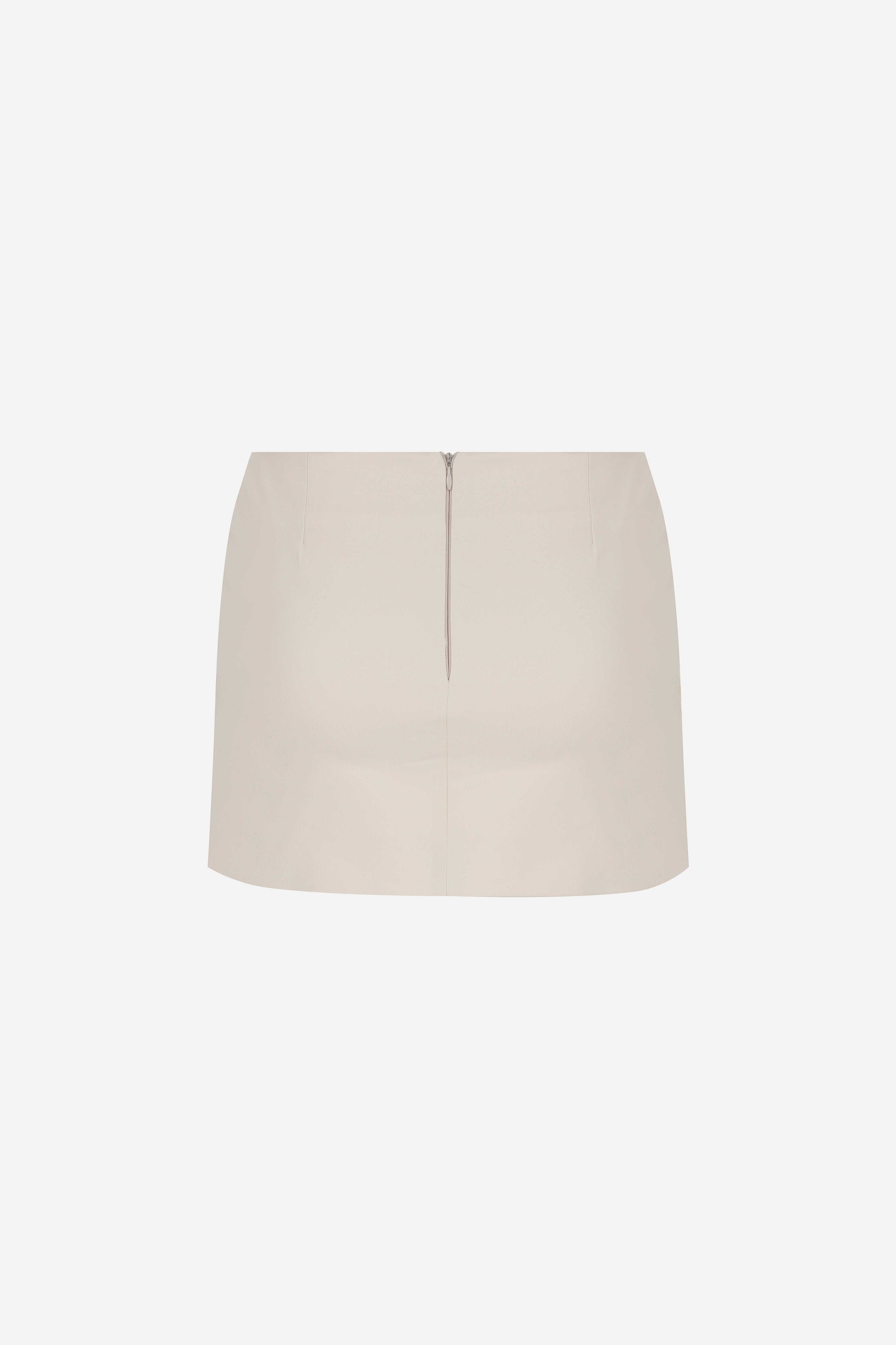 Lilia - Hand Stitched Sequin Detailed Mini Skirt