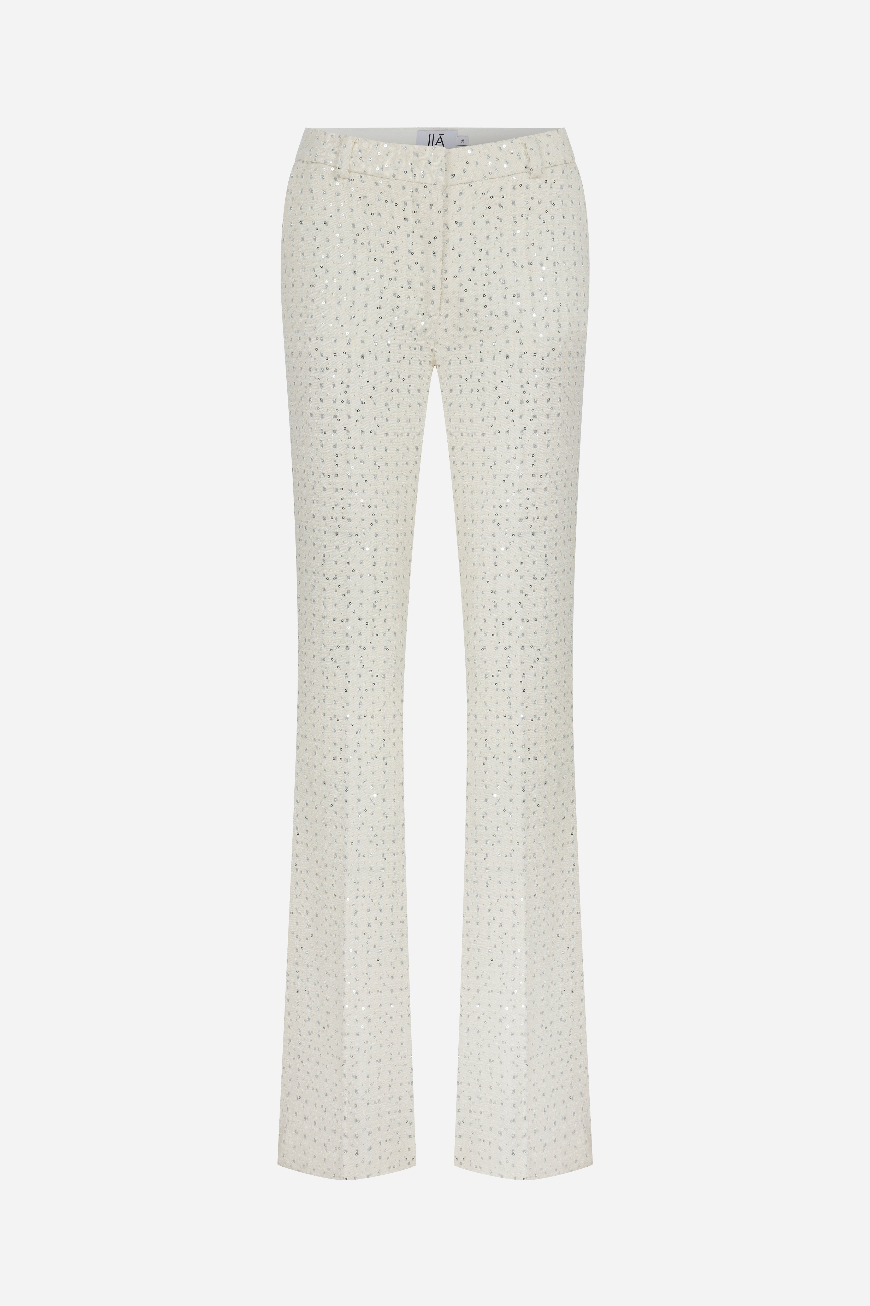Milen - Low Rise Tailored Trousers in Denim