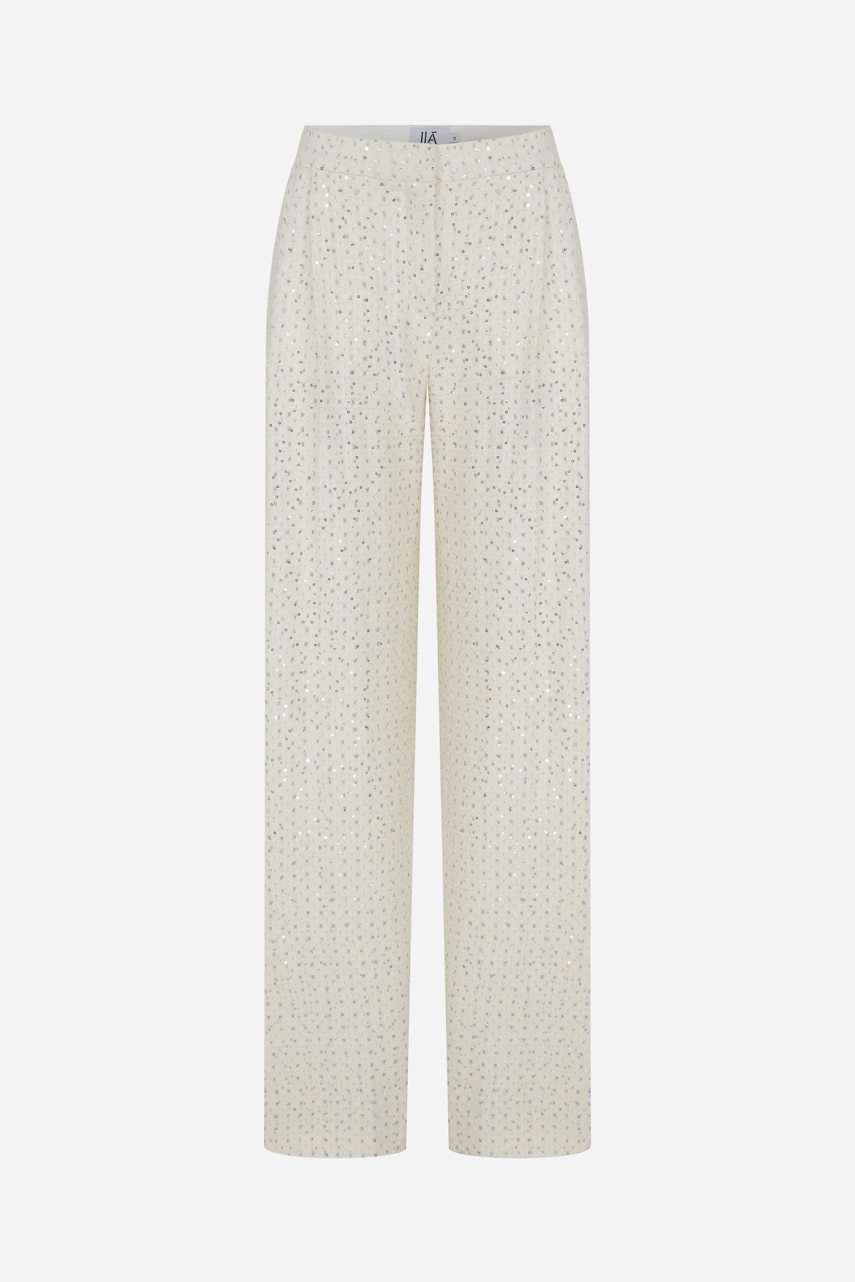 Zee - Double Pleated Tailored Trousers in Denim