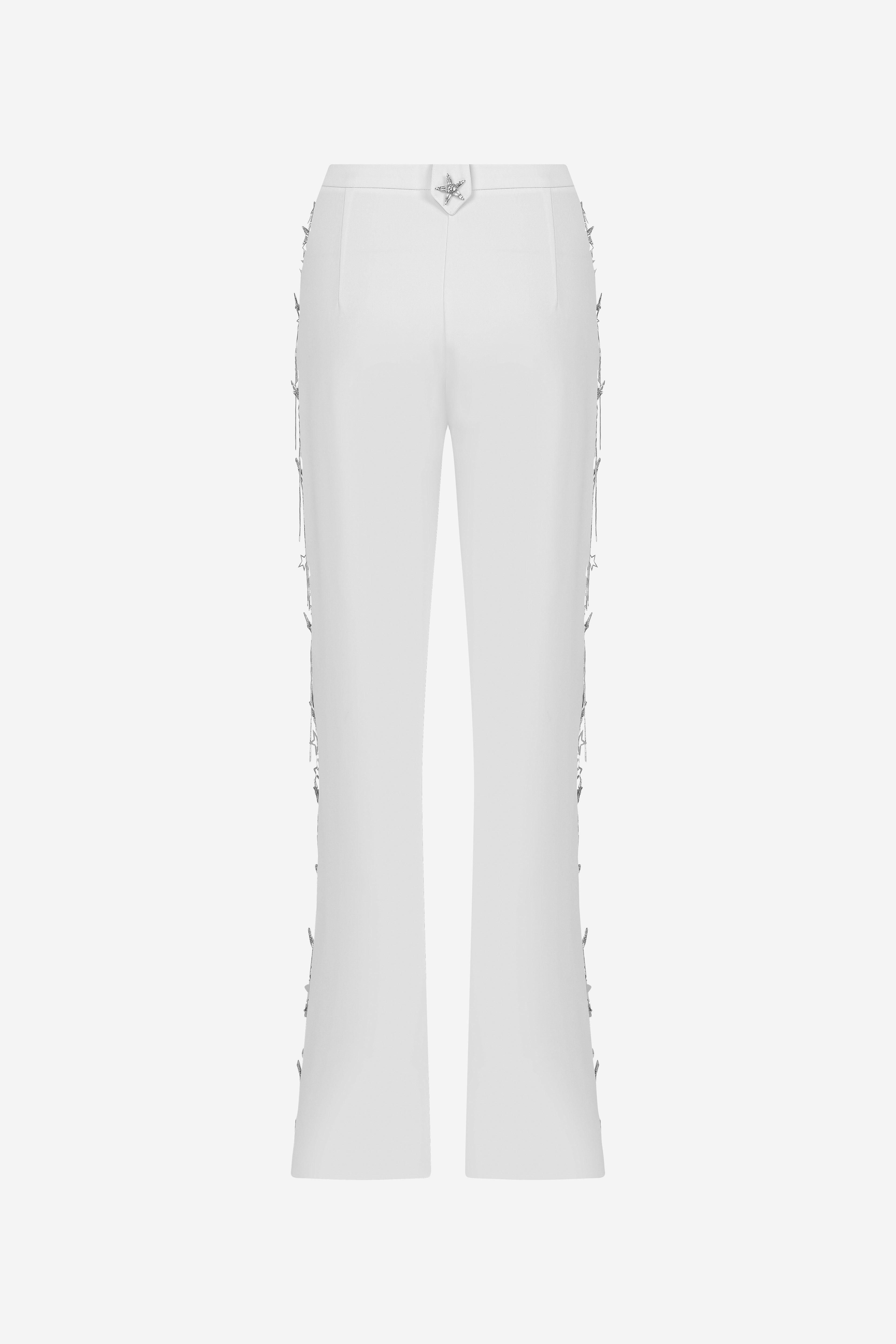 Jupiter - Regular Fit Trousers With Star Accessories