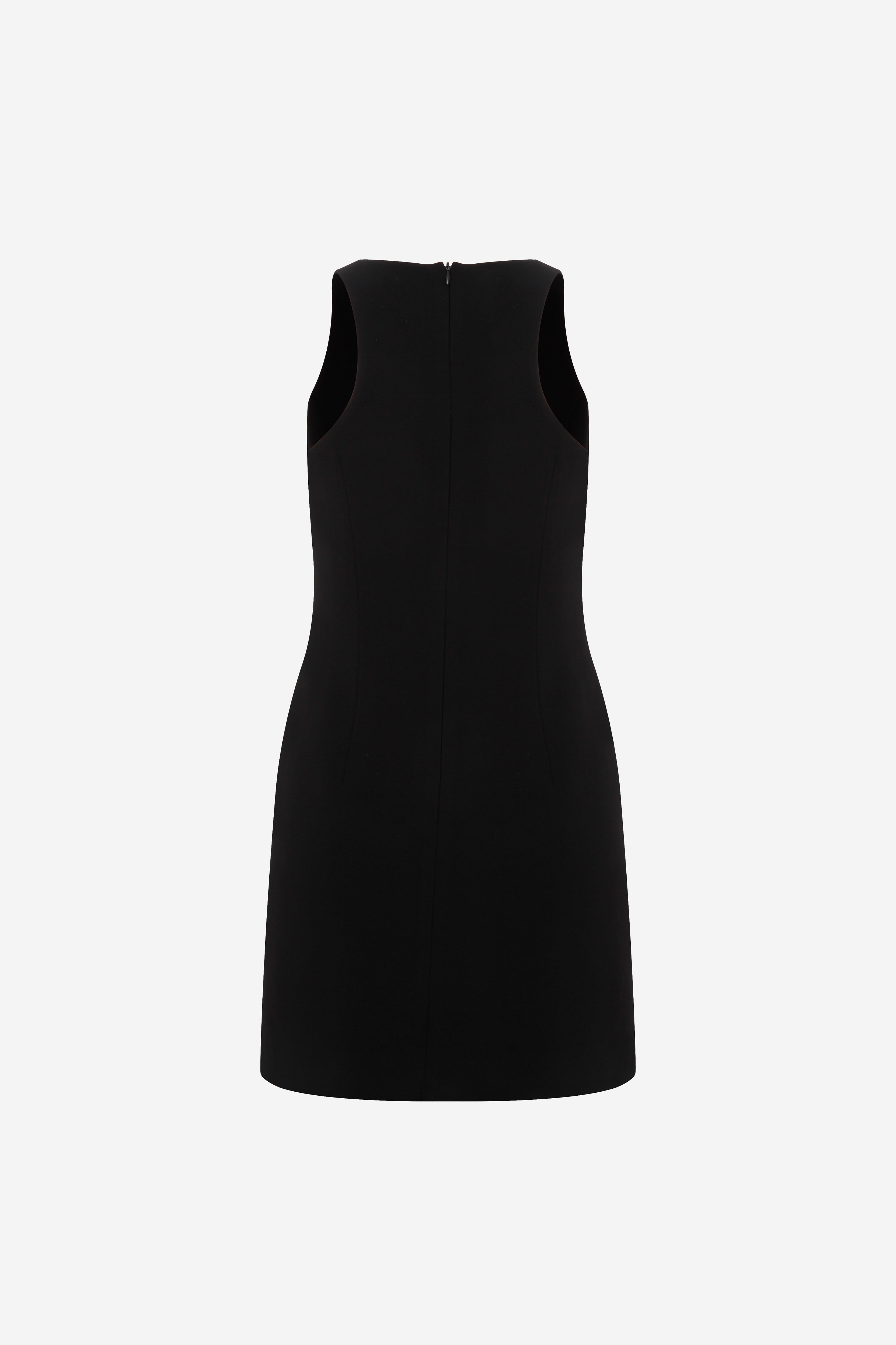 LORA - HALTER NECK MINI DRESS