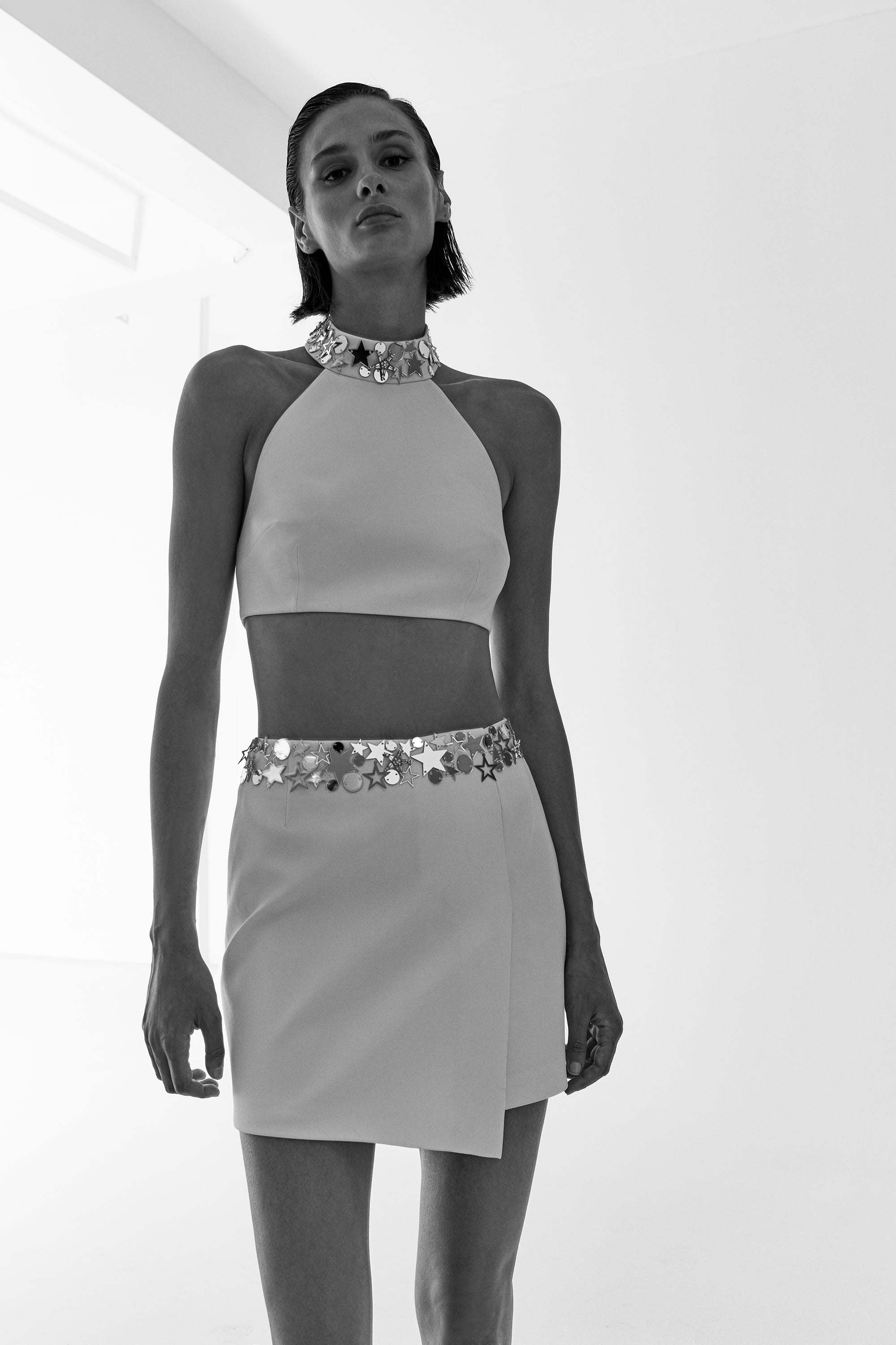 Mills - Halter Neck Top with Star Accessories