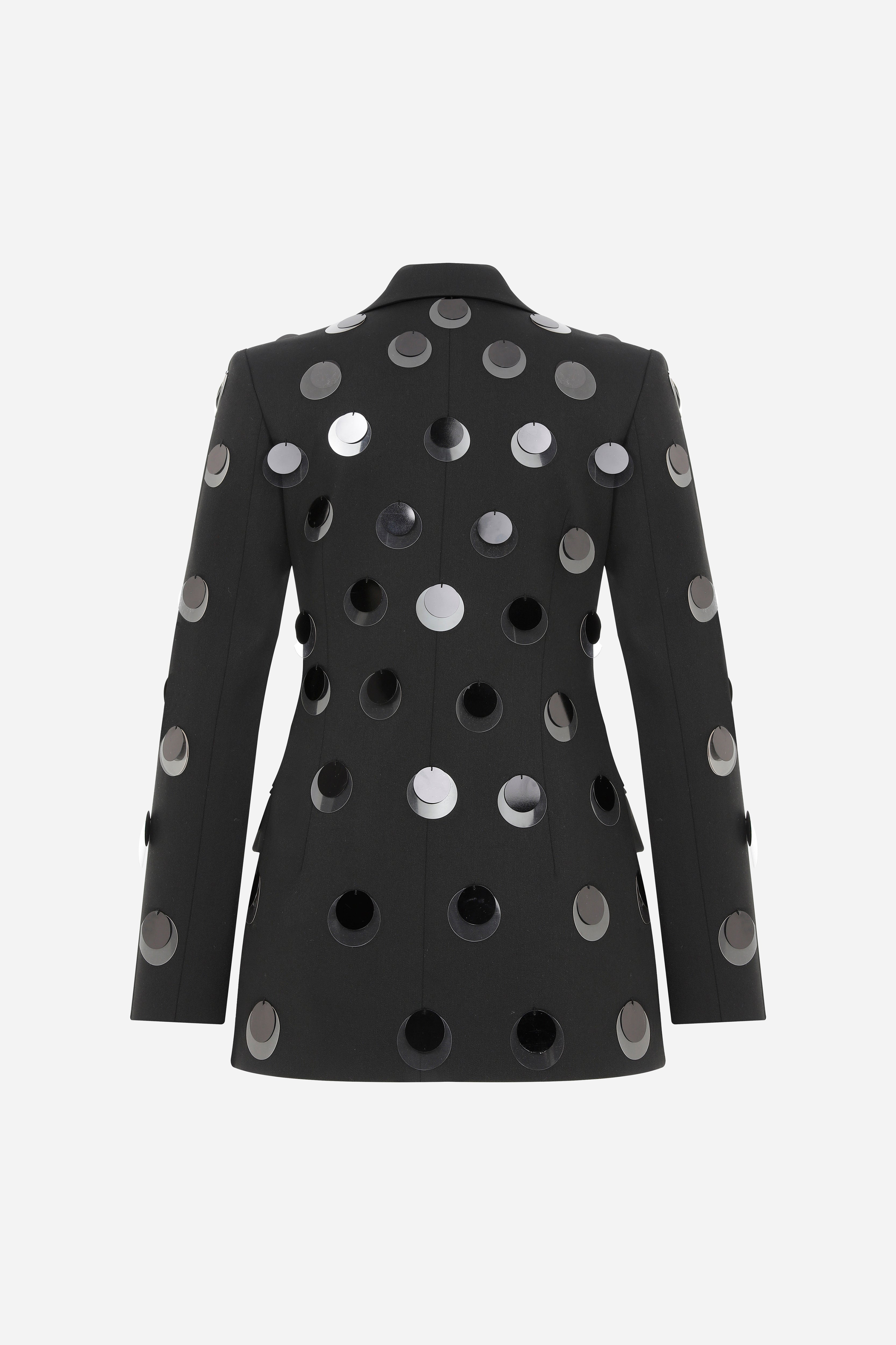SAKURA - BLAZER WITH HAND-STITCHED SEQUINS