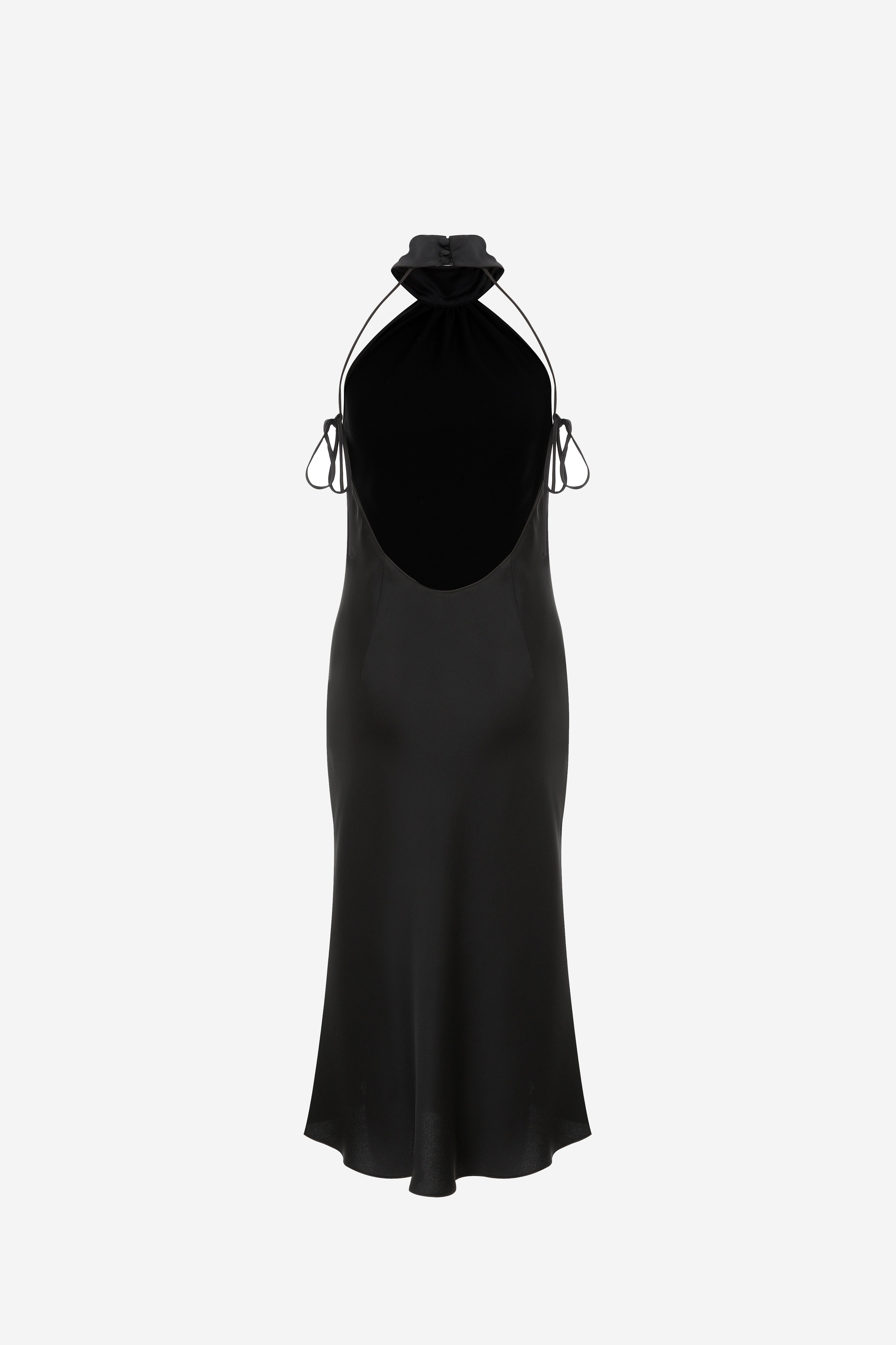 VENUS - MIDI DRESS WITH OPEN BACK