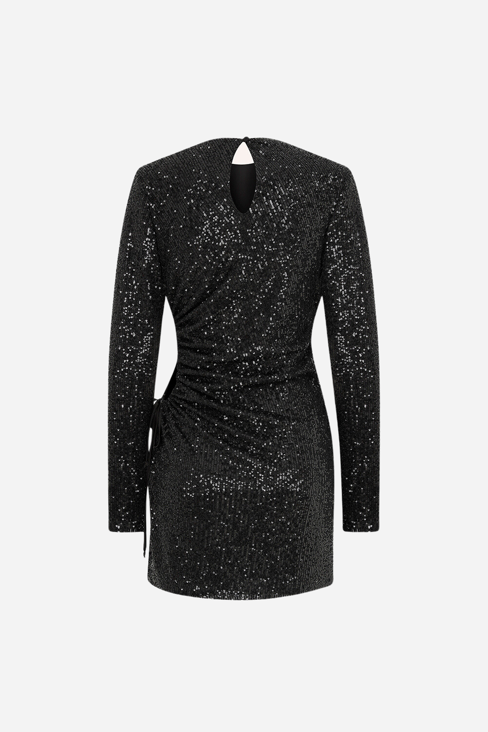 CARINA-MINI SEQUIN DRESS WITH SIDE CUT OUT