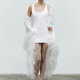 Noa-U-Neck Jacquard Corset Mini Dress