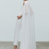 Yulia - Embroidered Collar Cape