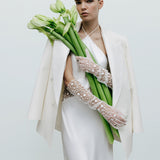 Eline - Floral Sequin Gloves