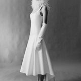 Soho - U-Neck Silk Shantung Dress