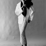 Pearl - Shawl Collar Blazer With Trim Detail