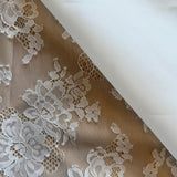 Moisa-Silk Organza Midi Skirt With Inner Lace Detail