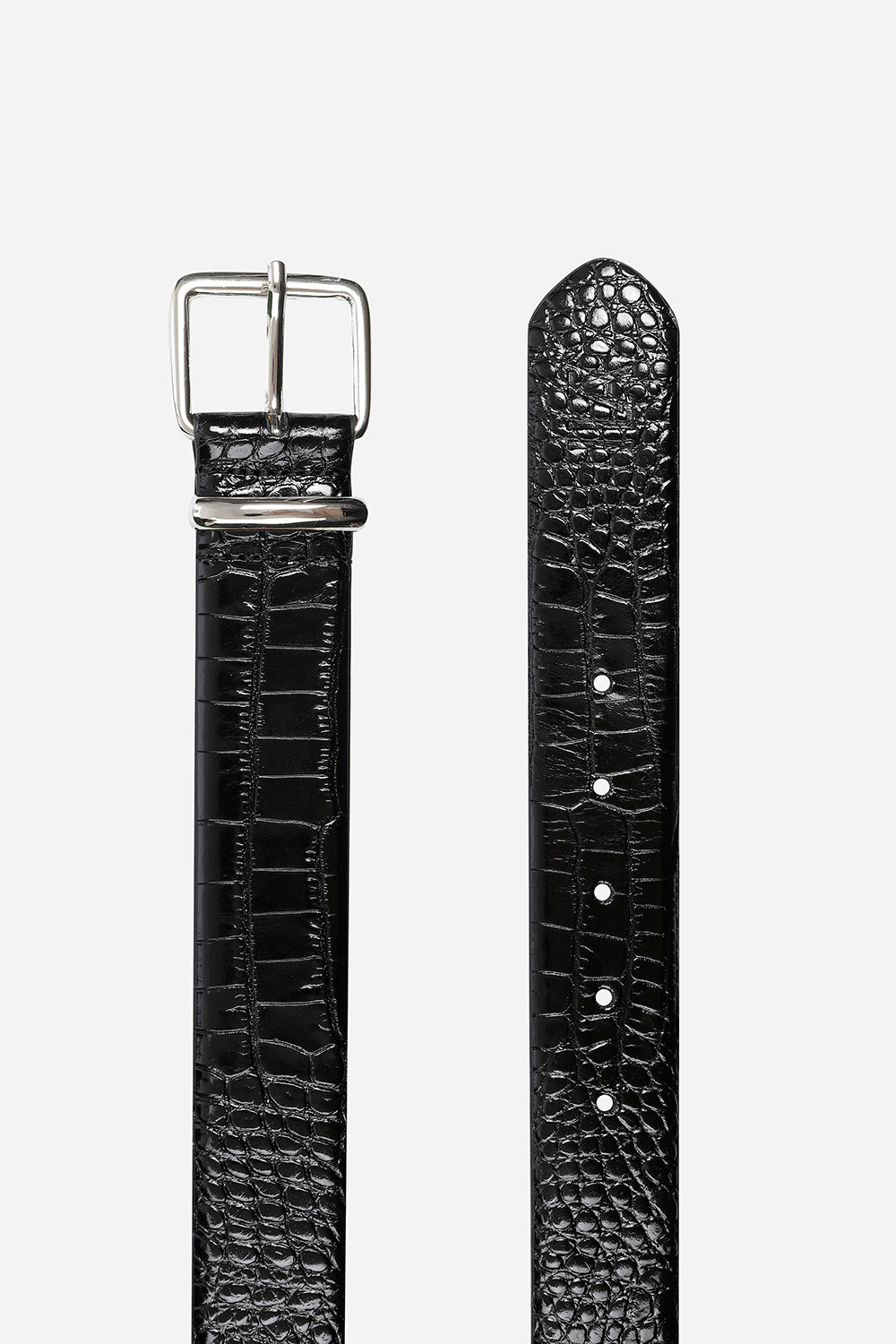 ILA Croco Leather Belt