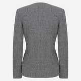 Elena - Knitted Wool Blend Blazer
