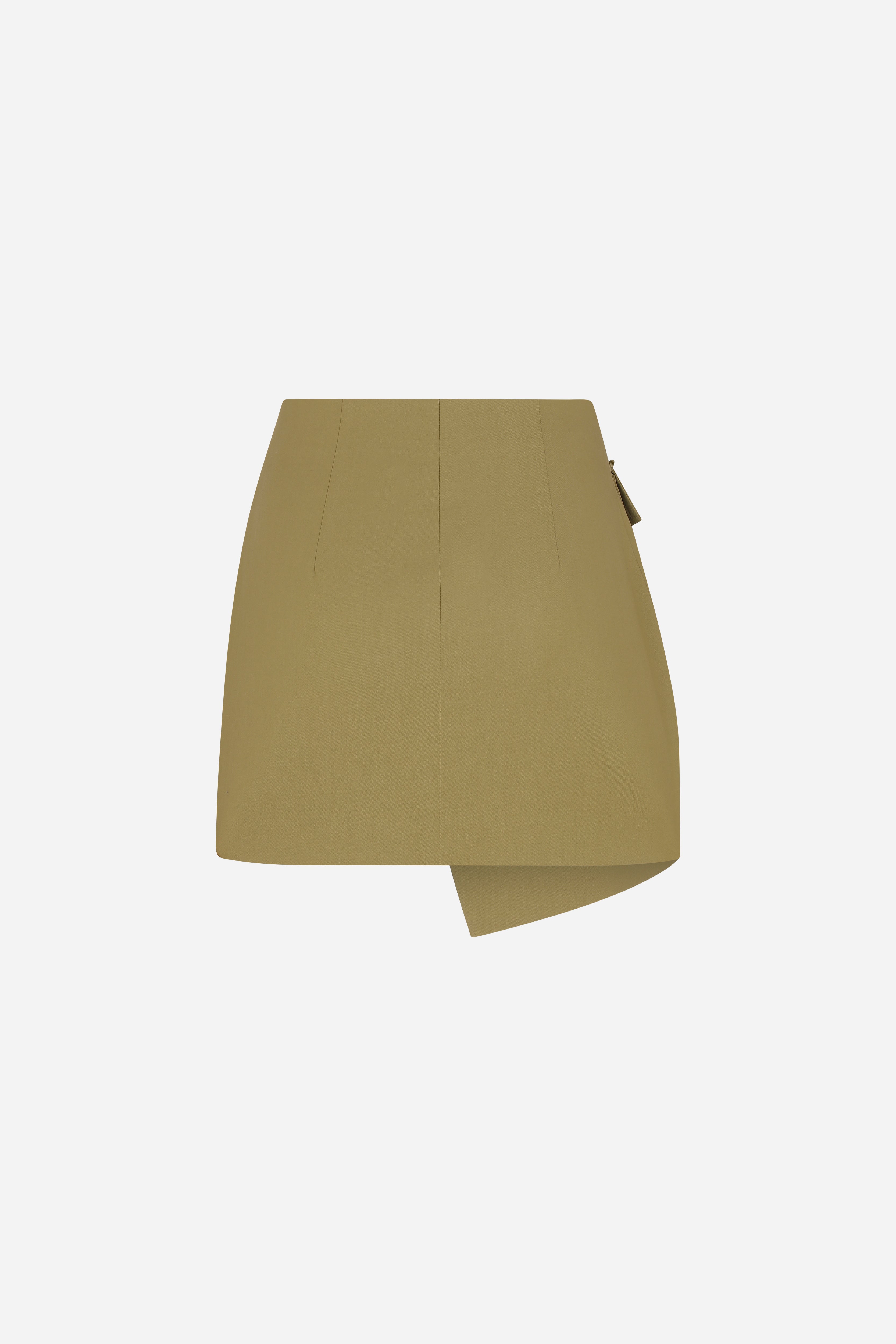 KELLY - WRAPPED MINI SKIRT WITH CARGO POCKETS