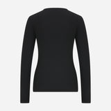 Thelma-Cut-out Top With Hand Stitched Mirror Details