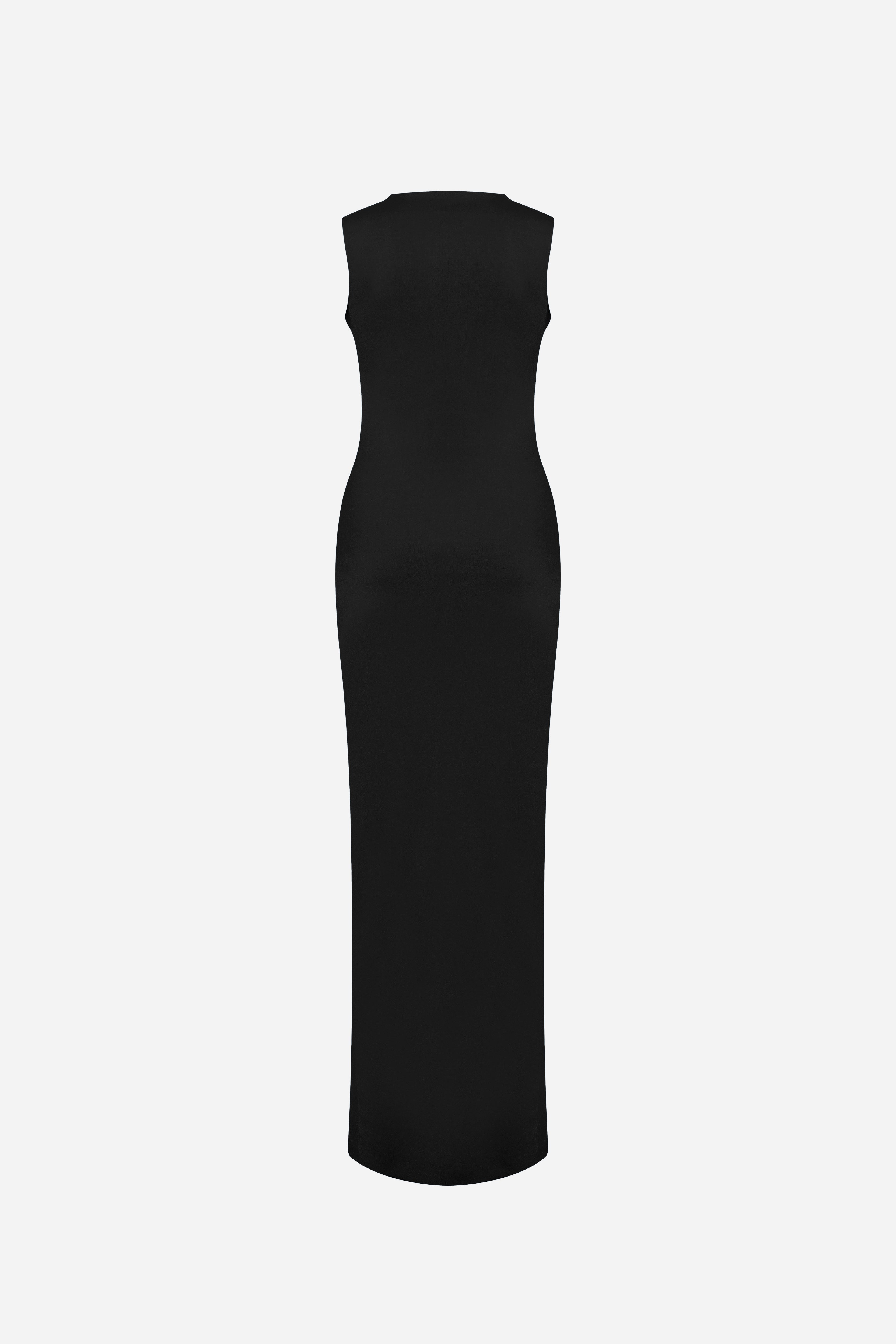 Margot - Sleeveless Maxi Dress With 4 Slit Openings