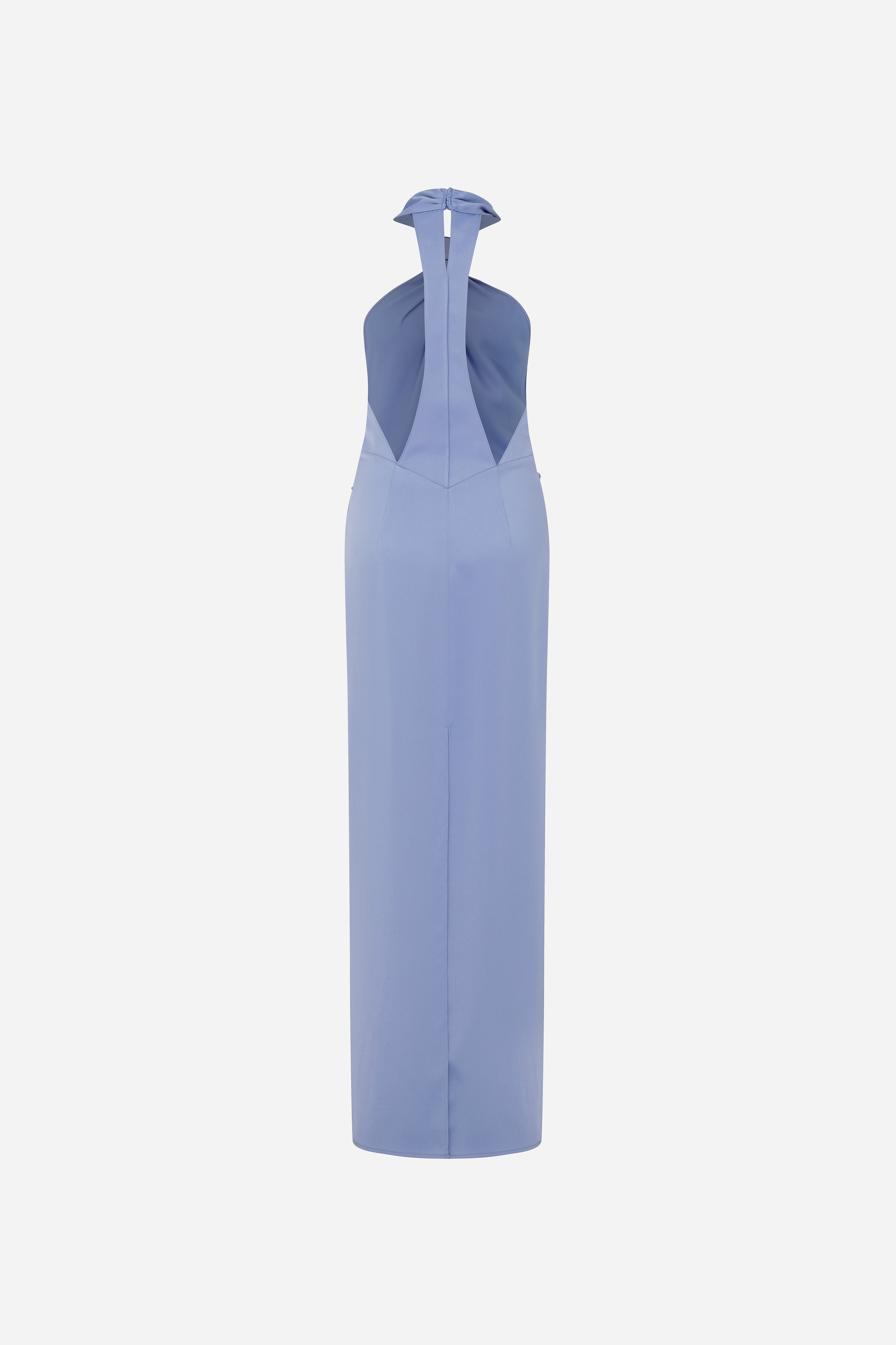 Merce - Knotted Halterneck Maxi Dress