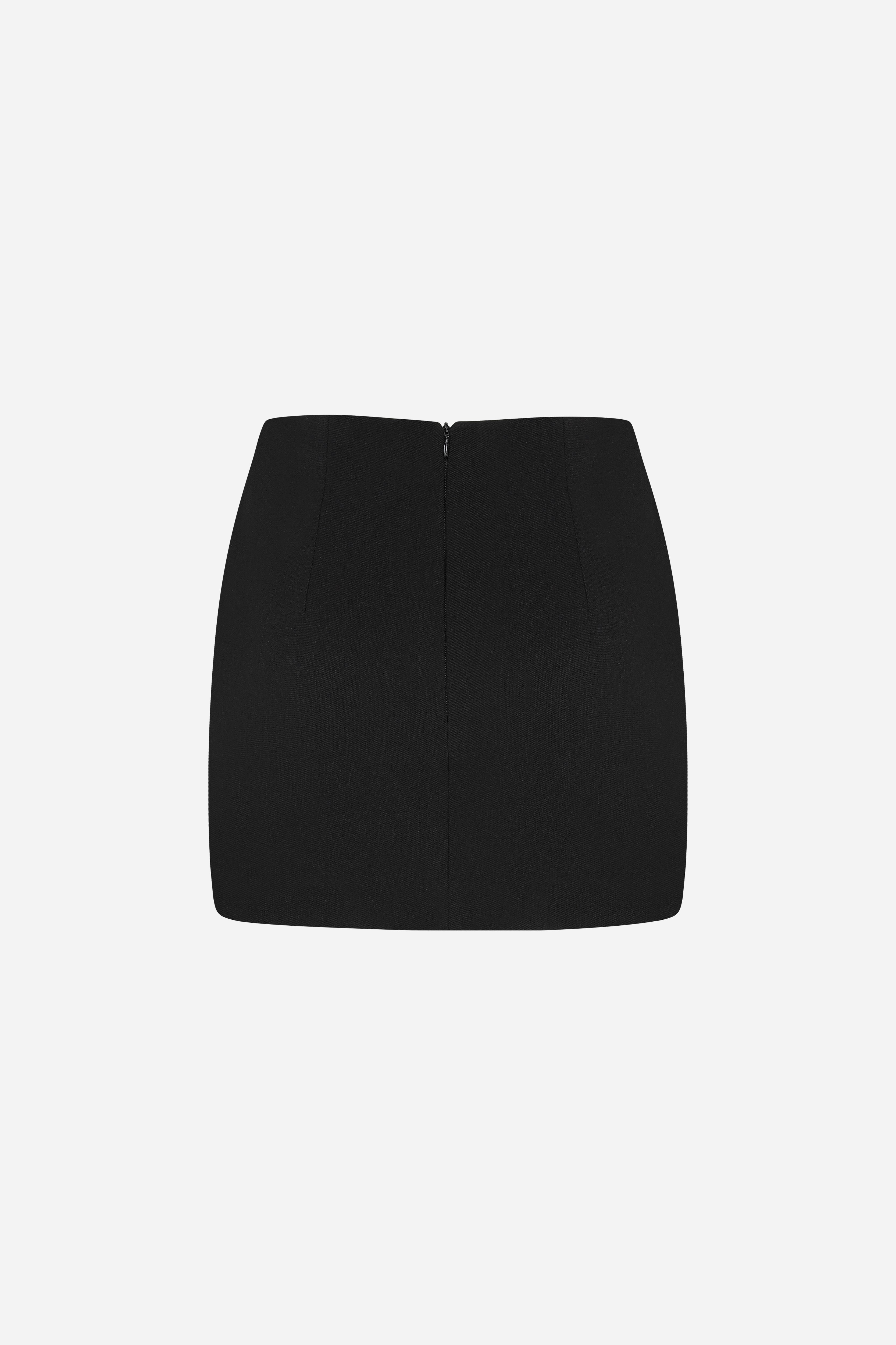 Pearl- Mini Skirt With Mirror Details