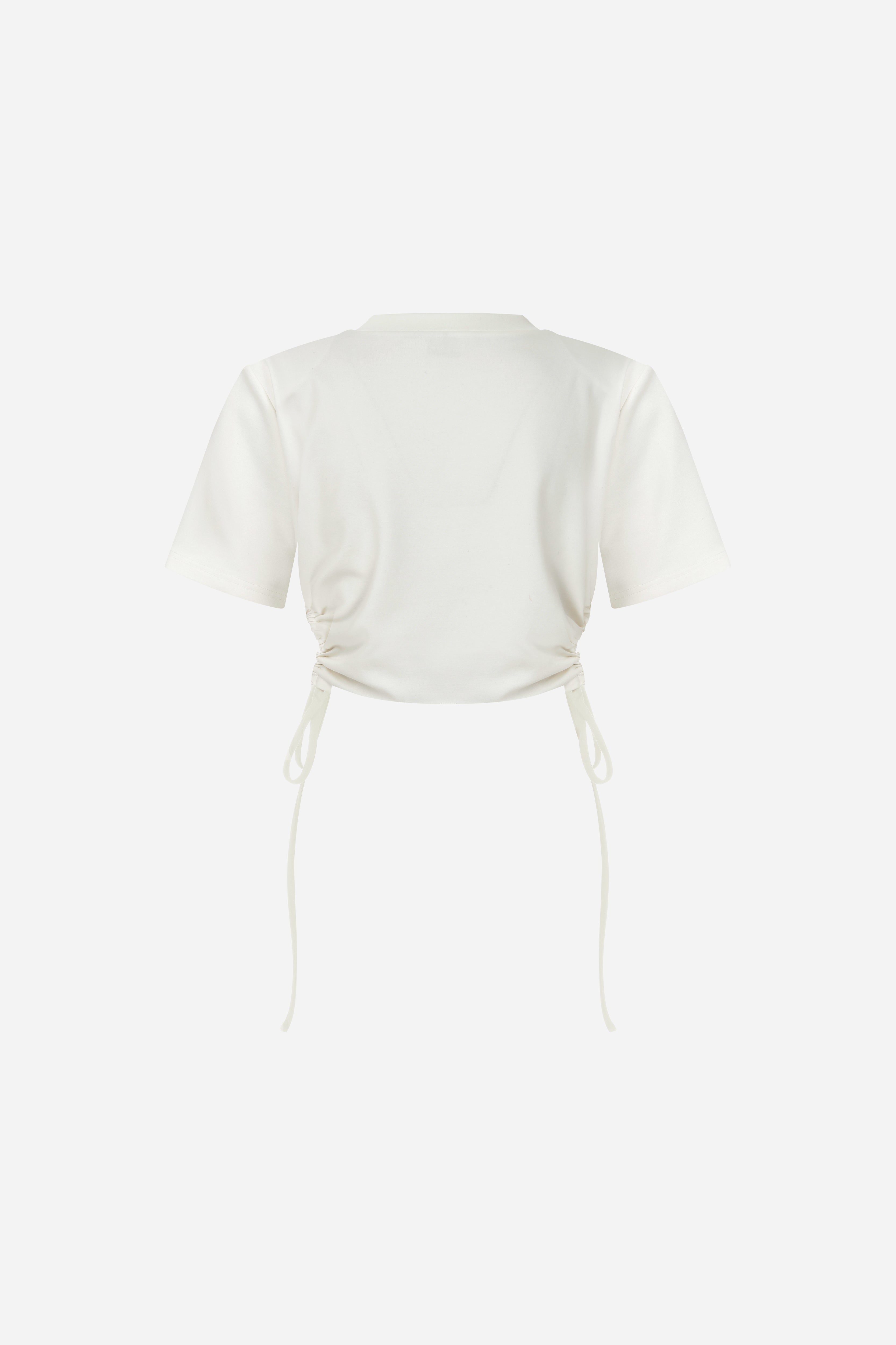 Viva - Cropped Tshirt With Side Detail
