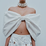 Saint - Ribbon Taffeta Top