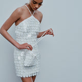 Veronica - Mini Dress With Hand-Stitched Sequin Details