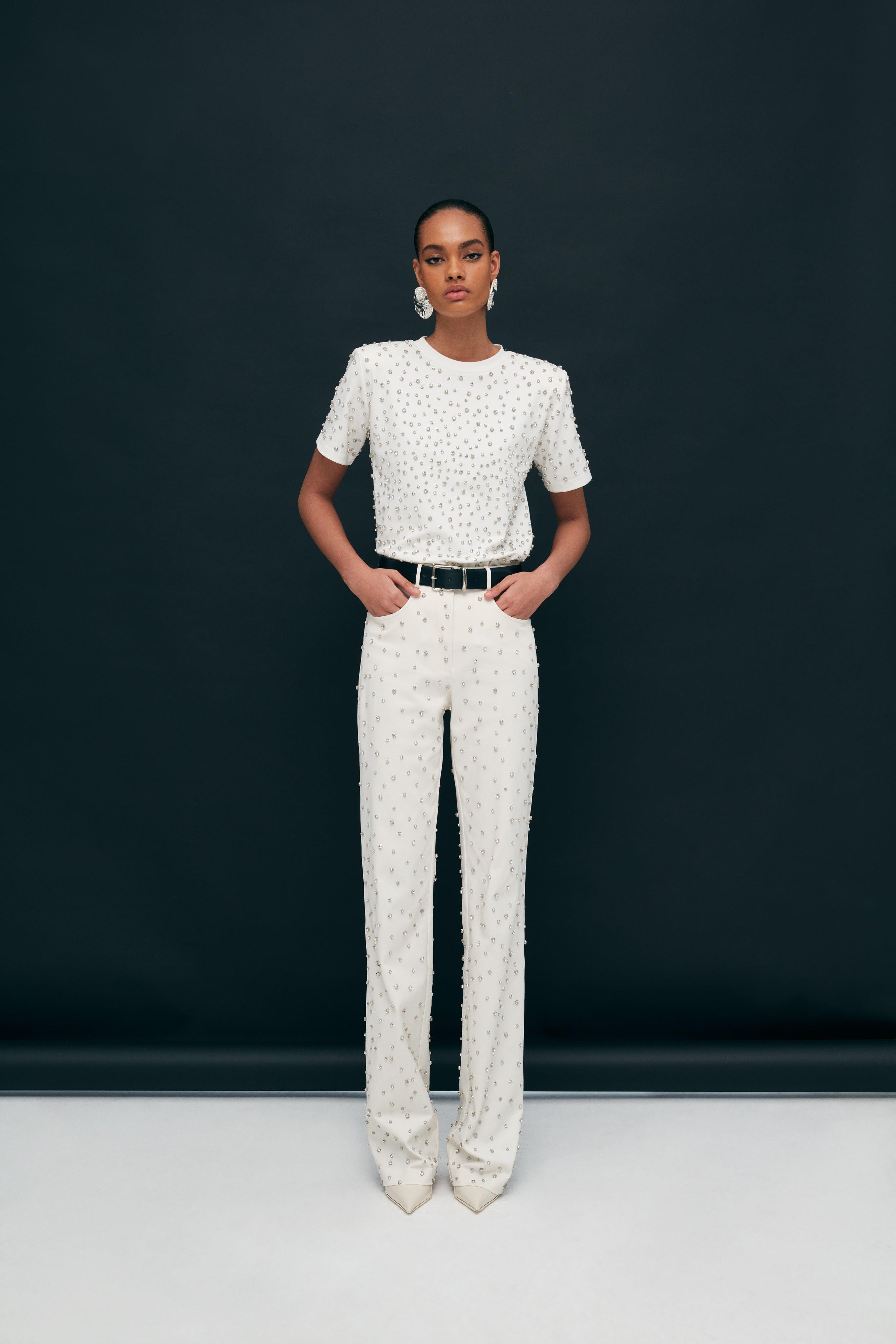 Mira - Embellished Trousers