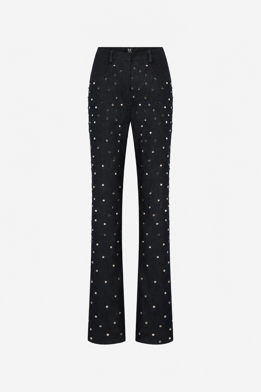 Loen Trousers with Accessory Detail in Indigo