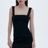 Marina - Beaded Fringe Detailed Mini Dress