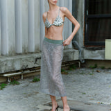 Sherry-Sequin Midi Skirt