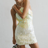 Veronica - Hand Stitched Sequin Detailed Mini Dress