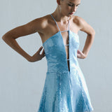 Emma - V Neck Sequin Mini Dress