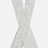 Eline - Floral Sequin Gloves