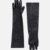 Mirelle - Leather Gloves in Black
