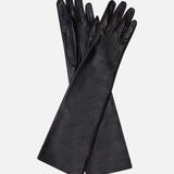 Mirelle - Leather Gloves in Black