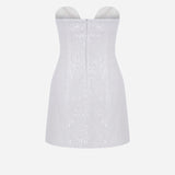 Eloide - Sequin Mini Dress With Beaded Fringe Detail