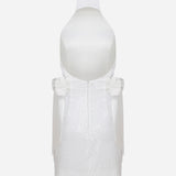 Yuri - Backless Mini Dress With Little Bow Details On Sides