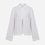 Hudson - Sequin Shirt with Zipper Detail