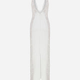 Claudia - V-Neck Maxi Dress With Sequin Detailed On The Sides