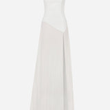 Christina - Strapless Maxi Dress With Crushed Chiffon Detailed Skirt