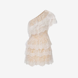 Vexa-Ruffled Mini Dress