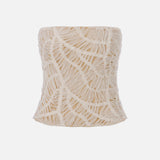 Dalia - Net Tulle Overlay Corset